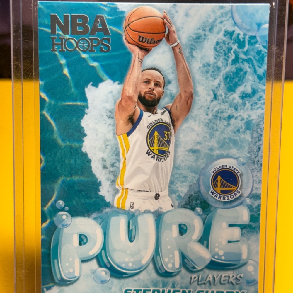 Basketball NBA cards Stephen Curry Golden State Warriors Hoops Pure players